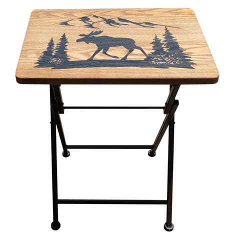 Small home accents with big impact! Loon Peak® Lanny Decorative TV Tray Table & Reviews | Wayfair