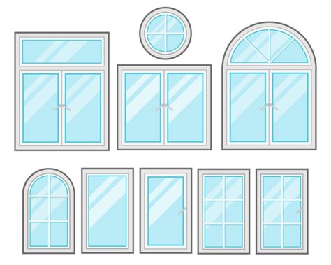 Premium Vector Windows Flat Cartoon Set Isolated On White Background