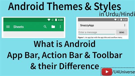 What Is Android Appbar Actionbar Toolbar And Their Difference Android
