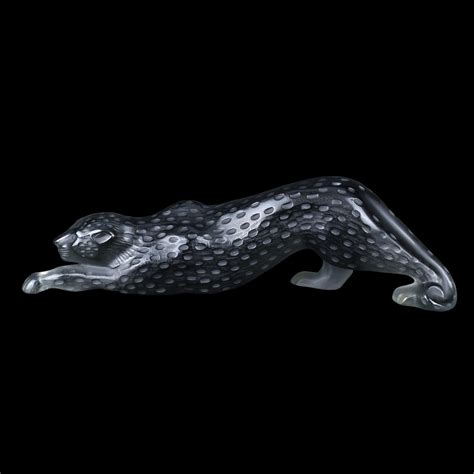Free shipping in the u.s. Lalique "Zeila Panther, Grey" Crystal Figurine | Kodner ...