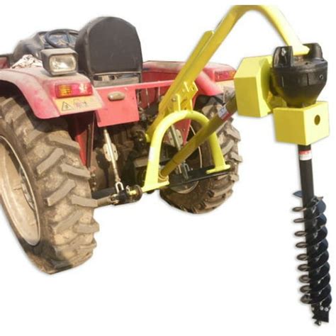 Titan 30hp Hd Steel Fence Posthole Digger W9 Auger 3 Point Tractor