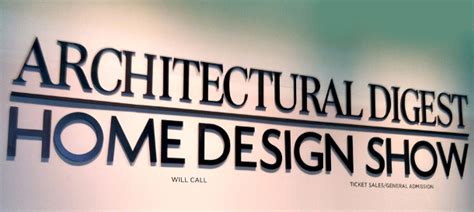 Architectural Digest Home Design Show 2013 Best Design Events