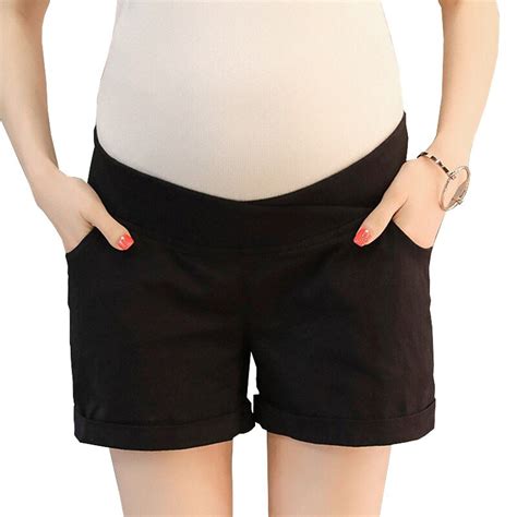 Low Waist Shorts Maternity Clothes For Pregnant Women Clothing Prop