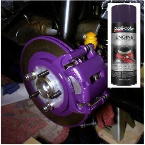 Plum Purple Coating Caliper Brake Rotor Drum Engine Blocks High Temp