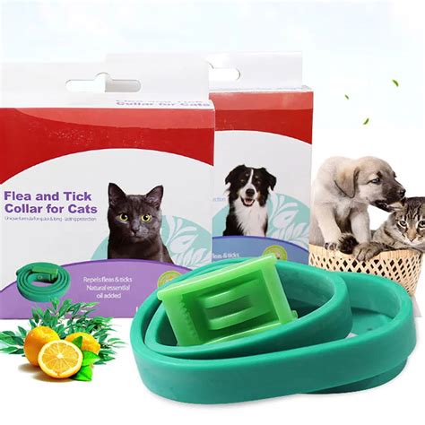 60 Days Natural Pet Flea Collar Adjusted Cat Summer Insect Lice Collars