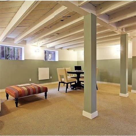 There so many latest cool basement ceiling ideas that will never fail to reach your expectation. Exposed Ceiling Basement | Basement | Pinterest