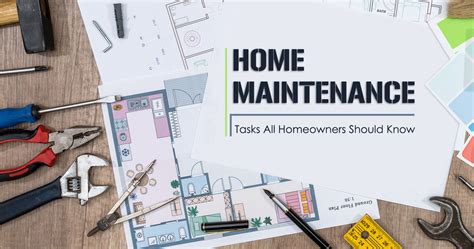 Home Maintenance Tasks All Homeowners Should Know