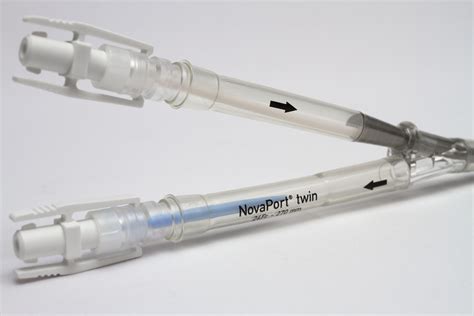 Novaport Twin The Newest Double Lumen Cannula Approved Novalung Gmbh