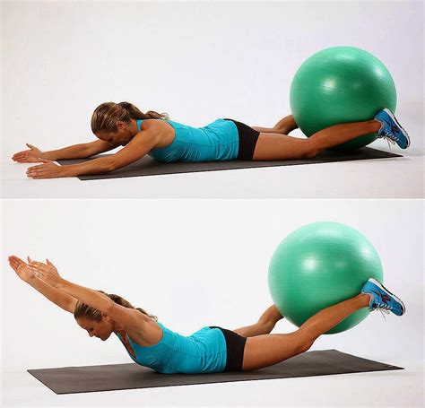 4 ejercicios con pelota de fitball o pilates para trabajar las lumbares. #ProyectoFit2015: 10 Ejercicios con Stability Ball (pelota ...