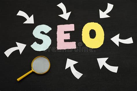 Seo Search Engine Optimization Ranking Concept Stock Photo Image Of