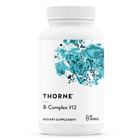 Thorne Research B Complex 12 Vitamin B Complex With Active B12 And