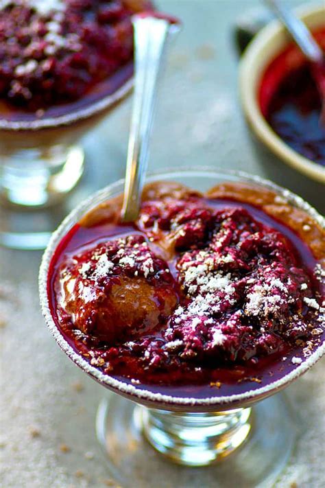 Why is this recipe great. Dark Chocolate Mousse with Red Wine Raspberries