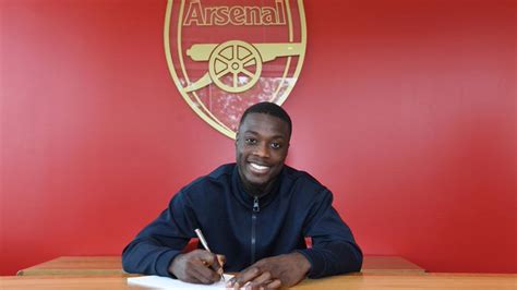 [photos] nicolas pepe poses in arsenal shirt after completing record £72m move football talk