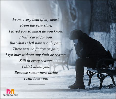 It br d eathes in my chest and. Sad Love Poems For Him & Her: 39 Love Poems To Express ...