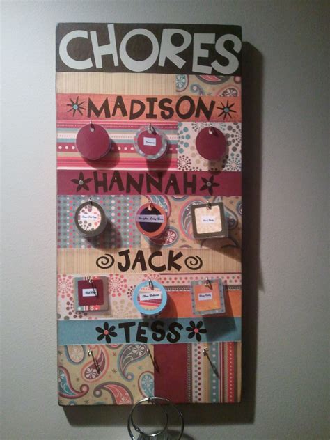 My Chore Board Chore Board Craft Time Crafts