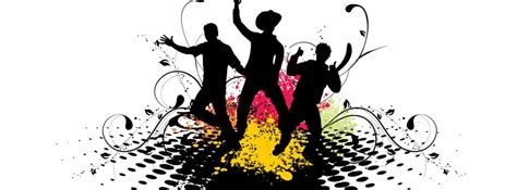 Music Dancing Facebook Cover