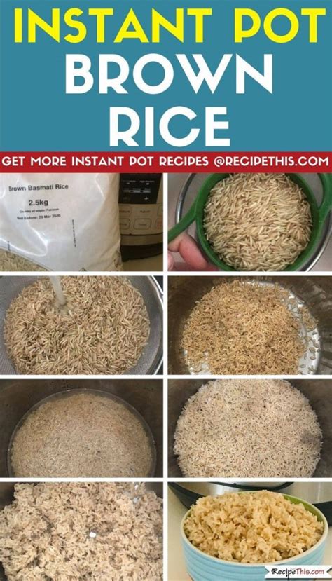 How to cook brown rice in 4 easy steps. Instant Pot Brown Rice | Recipe This