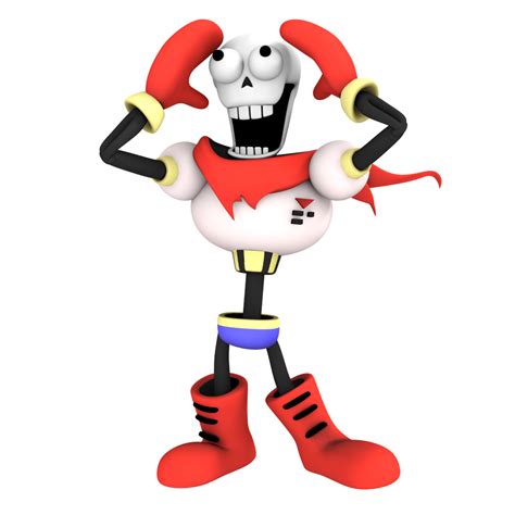 Papyrus From Undertale Render3 By Nibroc Rock On Deviantart
