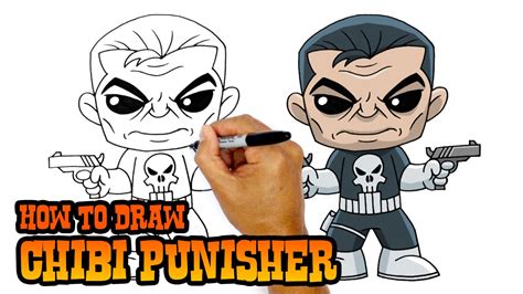 How To Draw Chibi Punisher Chibi Characters C4k Academy