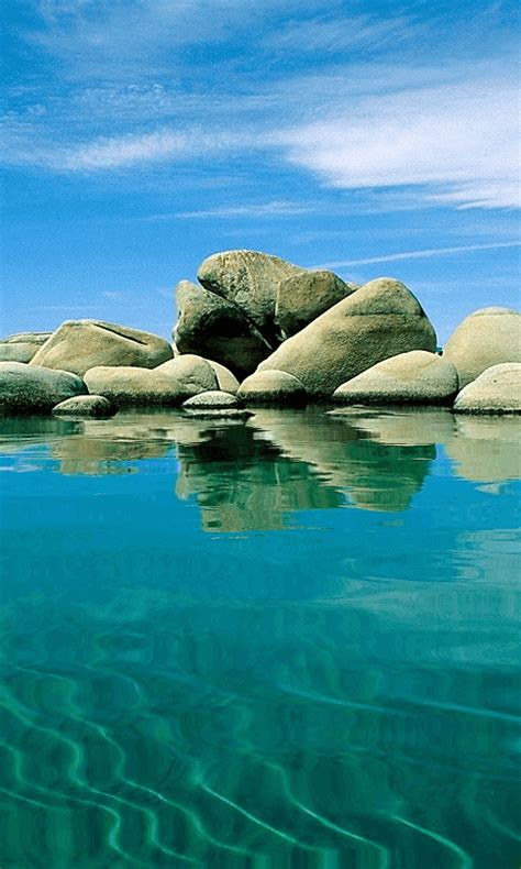 Download Animated Mobile Phone Wallpaper  Beautiful Rock Pool By