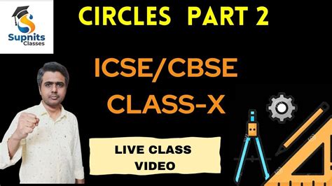 Circles Part 2icsecbseclass 10 Youtube