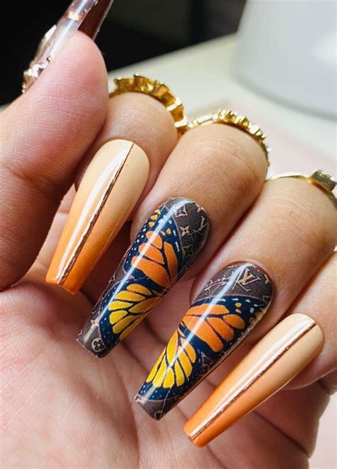 22 Stunning Fall Nail Ideas For Autumn 2020 Ombre Orange