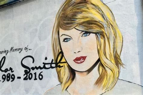 In Loving Memory Taylor Swift 1989 2016 Mural By Lushsux Graveravens