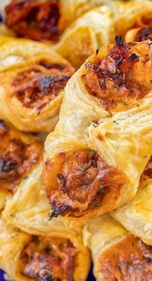 Reroll scraps and cut out remaining circles. BEST OF RECIPES: PULLED PORK PASTRY PUFFS #porkchoprecipes ...