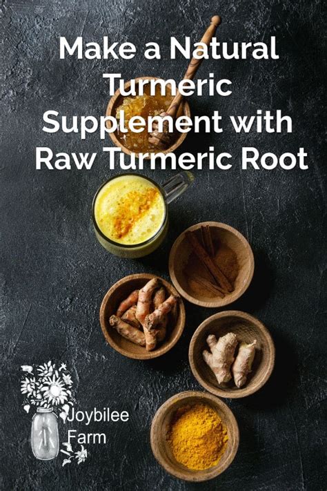 Make A Natural Turmeric Supplement With Raw Turmeric Root