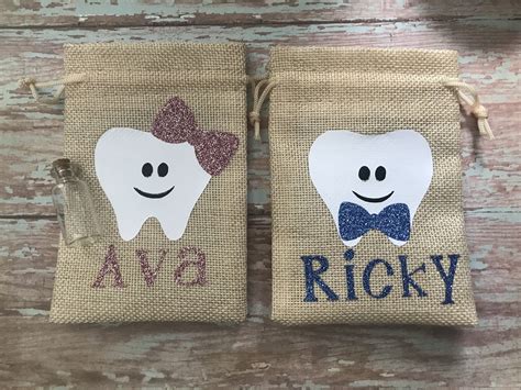 Custom Tooth Fairy Bags Personalized For Boy Or Girl Bag For Etsy