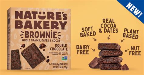 Nature S Bakery Introduces Nut Free Plant Based Brownie