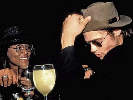 She said that the two were coming from like a screening or something. pitt once made a guest appearance on her '80s sitcom head of the class, so it is entirely plausible the two were acquainted. robin givens brad pitt | love love love | Pinterest
