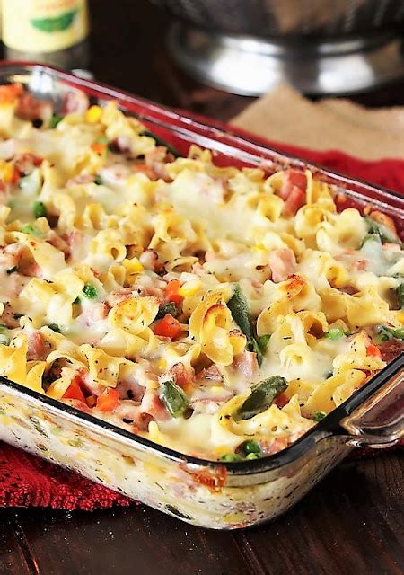 Serve with a honey mustard sauce or any variety of chutneys. Baked Leftover Ham & Noodle Casserole Photo in 2020 | Ham ...