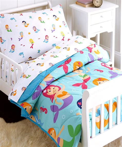 Red little mermaid toddler bedding, bedding set hot topic bedroom this adorable bedding set. Mermaids Toddler Bedding Set by Wildkin #zulily # ...