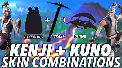 Kuno And Kenji Skin Best Backbling Skin Combos Season 8 Fortnite