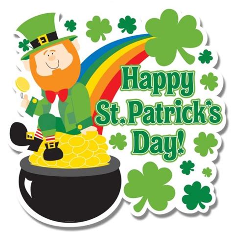 This video walks through the history of st. Happy St Patricks Day Leprechaun Cut Outs (38cm) x 6 ...