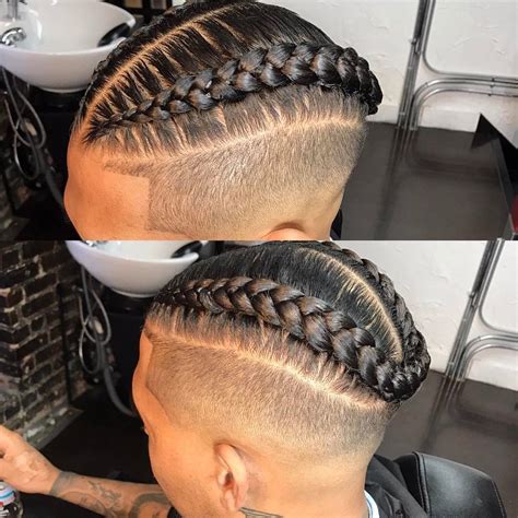 Cornrow Hairstyles For Men Shaved Side Hairstyles Black Men