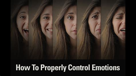 Steps To Properly Control Emotions Youtube