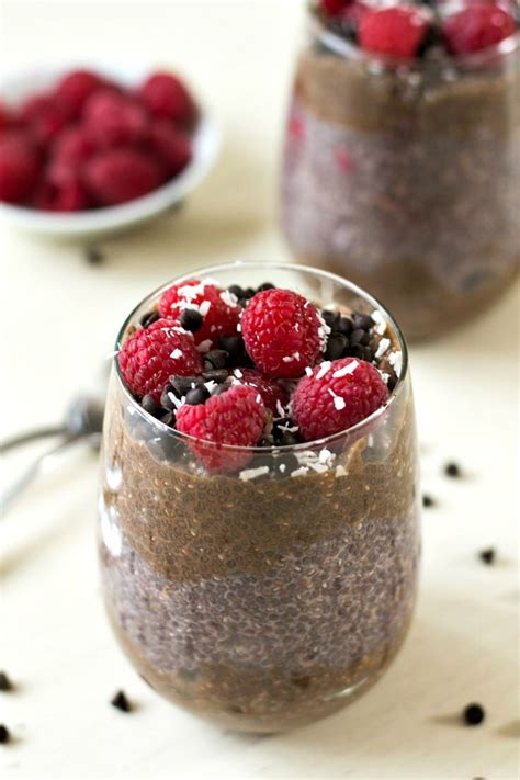 Chocolate Raspberry Chia Pudding Real Food Real Deals