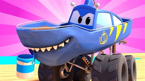 Download Monster trucks for children - SHARK WEEK : The Artist ...