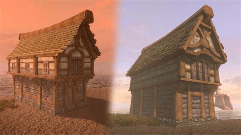 Chorrol House Comparison At Skyrim Special Edition Nexus Mods And