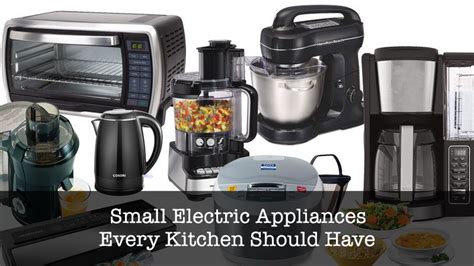 21 Small Electric Appliances Every Kitchen Should Have Artofit