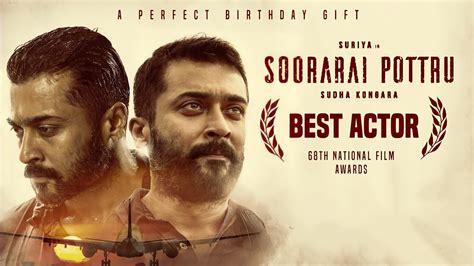 Best Actor Surya 68th National Film Award Soorarai Pottru Sudha Kongara Youtube
