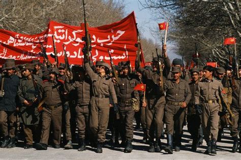 Saur Revolution 1978 Celebration Rally Афганистан Цветная