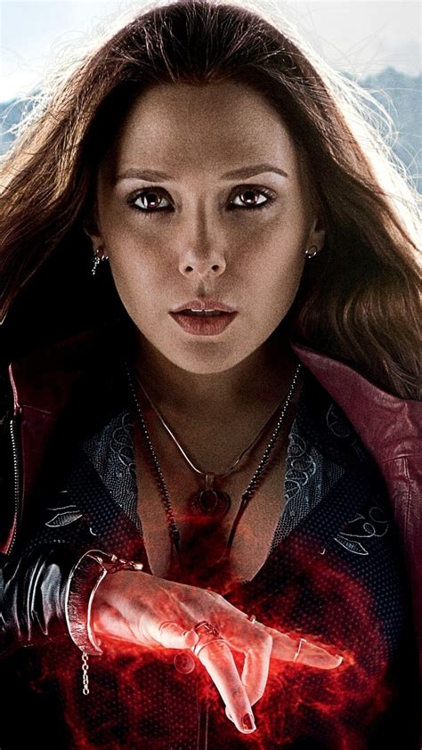 Movie Avengers Age Of Ultron Elizabeth Olsen Scarlet Witch 720x1280