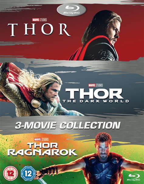Thor 3 Movie Collection Blu Ray Box Set Free Shipping Over £20