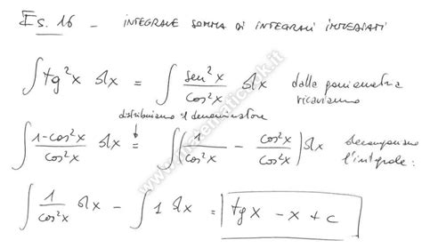 Speriamo che osservare questi esercizi e la loro relativa soluzione possa aiutarti a migliorare le tue capacità nel calcolo di questi problemi matemartici, permettendoti di superare il. INTEGRALI INDEFINITI SVOLTI PDF