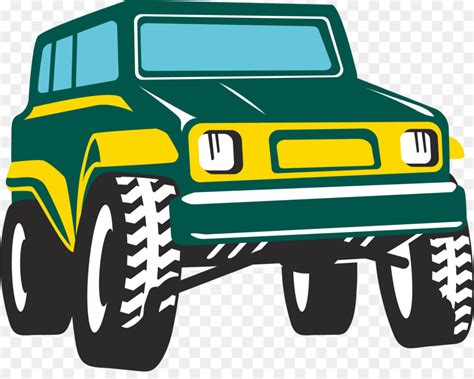 Gambar Kartun Mobil Jeep - Belajar Menggambar