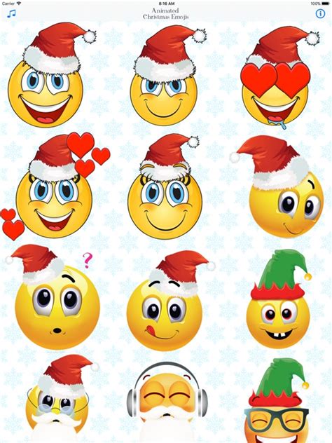 Animated Christmas Emojis Iphone And Ipad Game Reviews