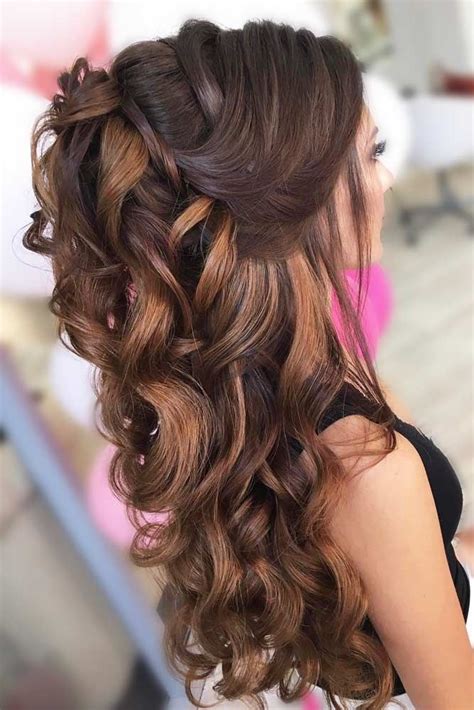 There is a style for everyone. Try 42 Half Up Half Down Prom Hairstyles | Prom hairstyles ...